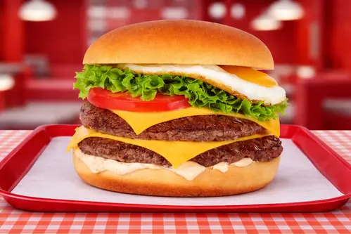 Hungry Double with Eggs