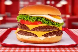 Hungry Double with Eggs