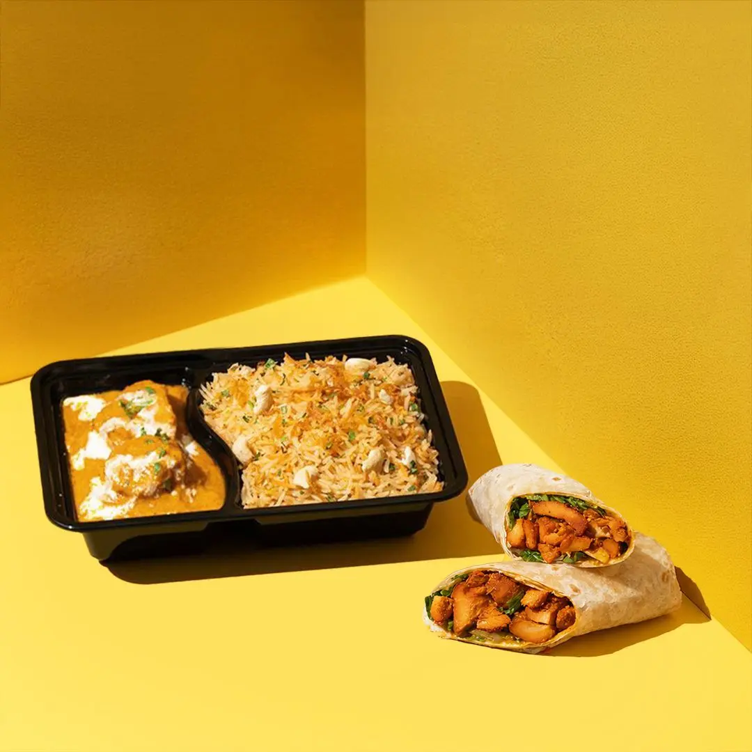Butter Chicken Meal with Mini Wrap