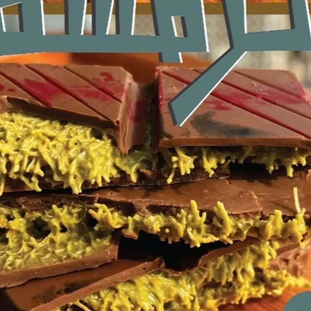 Chocolate Bar Kunafa Pistachio