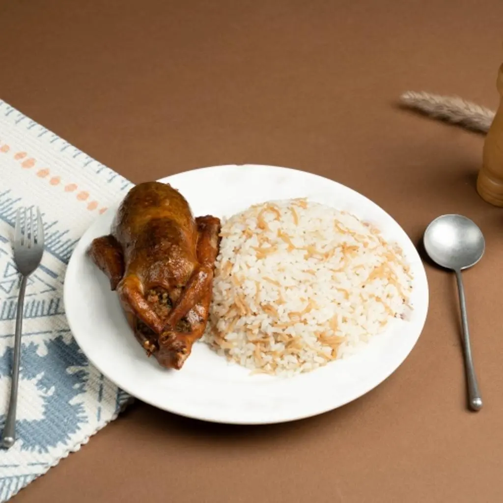 Stuffed Hamam with Rice