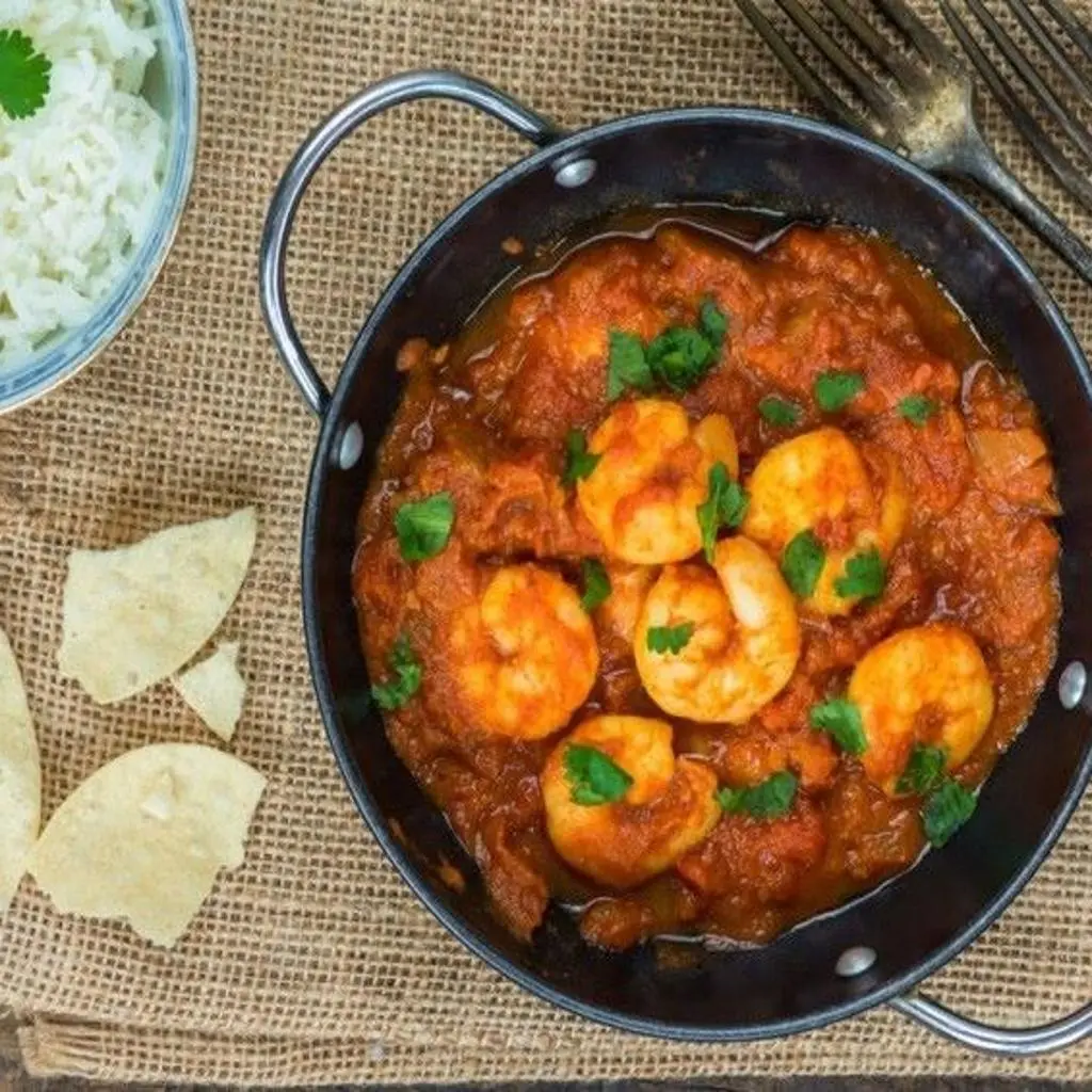 طاجن روبيان احمر