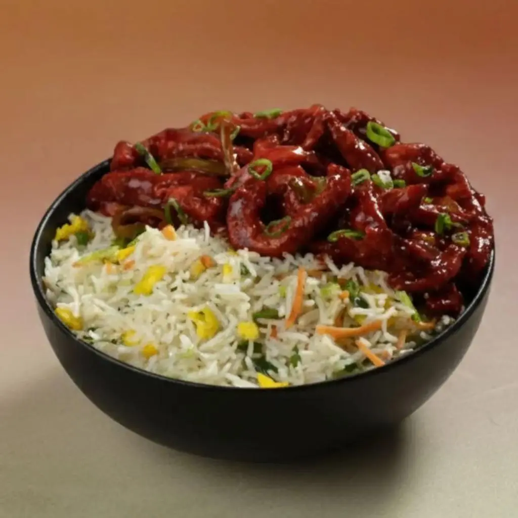 Szechuan Fried Rice with Chicken
