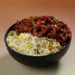Szechuan Fried Rice with Chicken