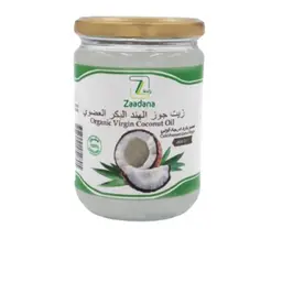 زيت جوز الهند البكر العضوي 500 مل زادنا
