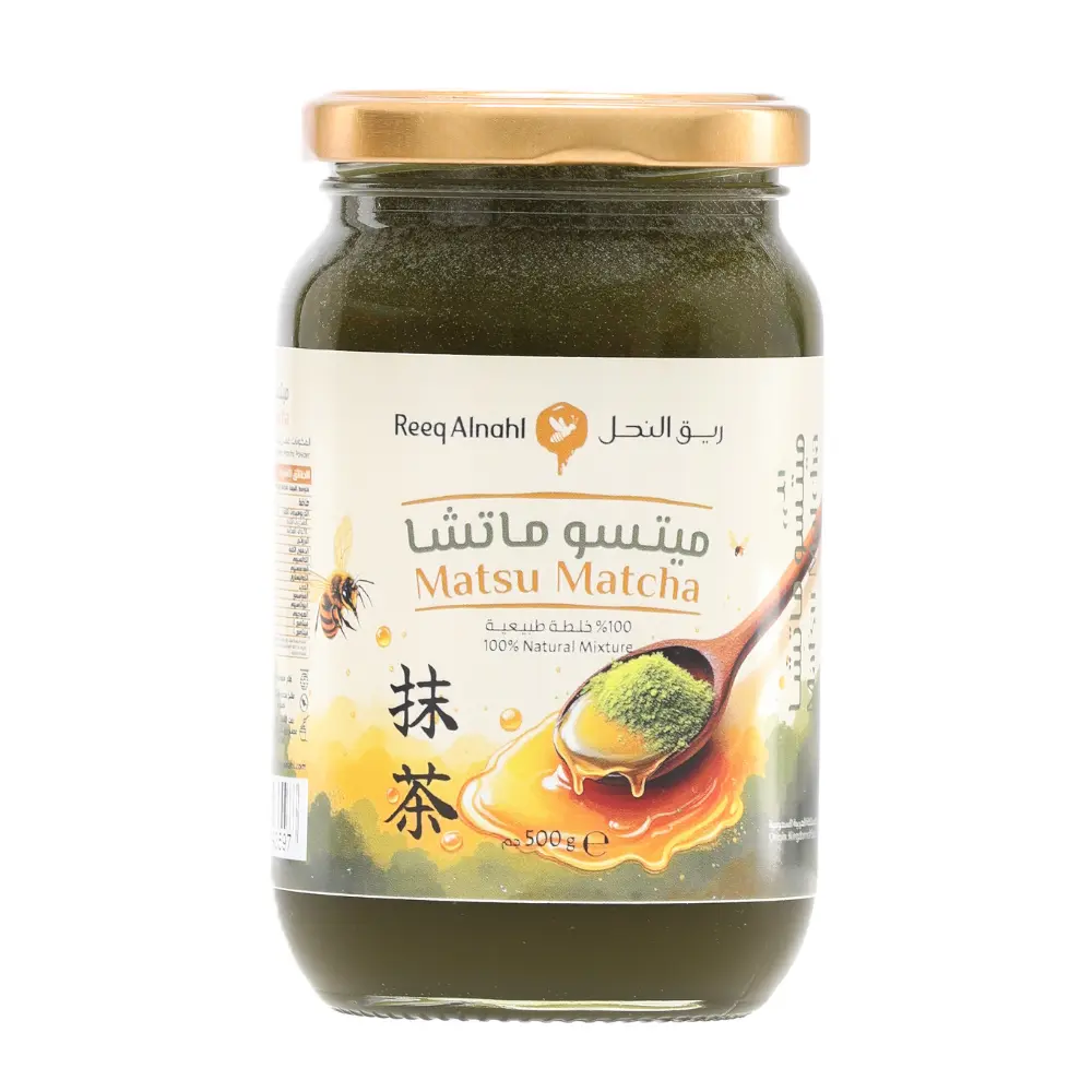 عسل ميتسو ماتشا من ريق النحل, 500 جرام, طبيعي 100%