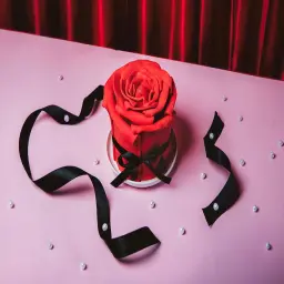كيكة الوردة الحمراء