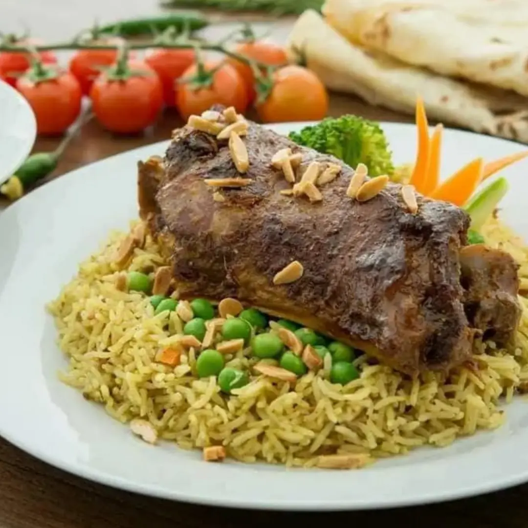 رقاب غنم محمرة بالفرن