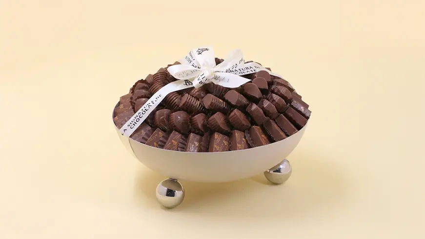 Beige Open Chocolate Tray 1858