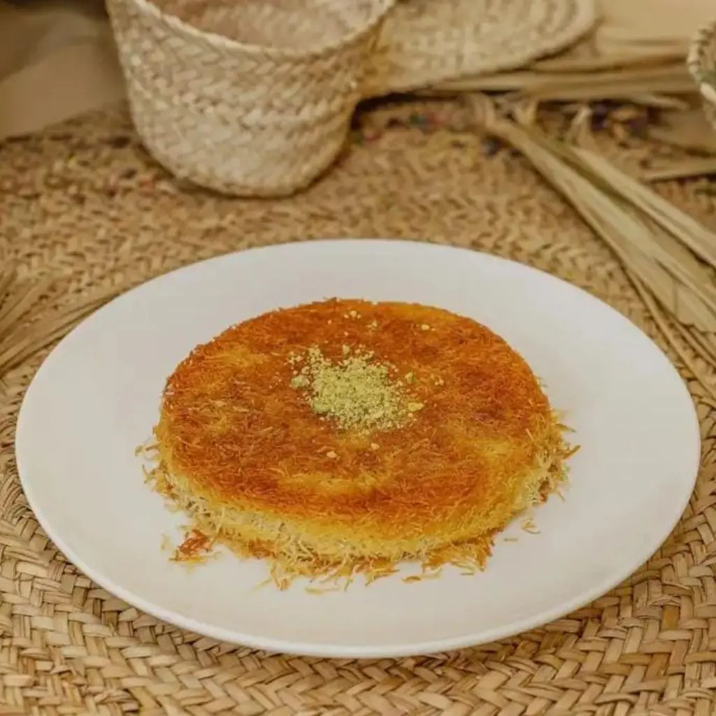 كنافة بالقشطة