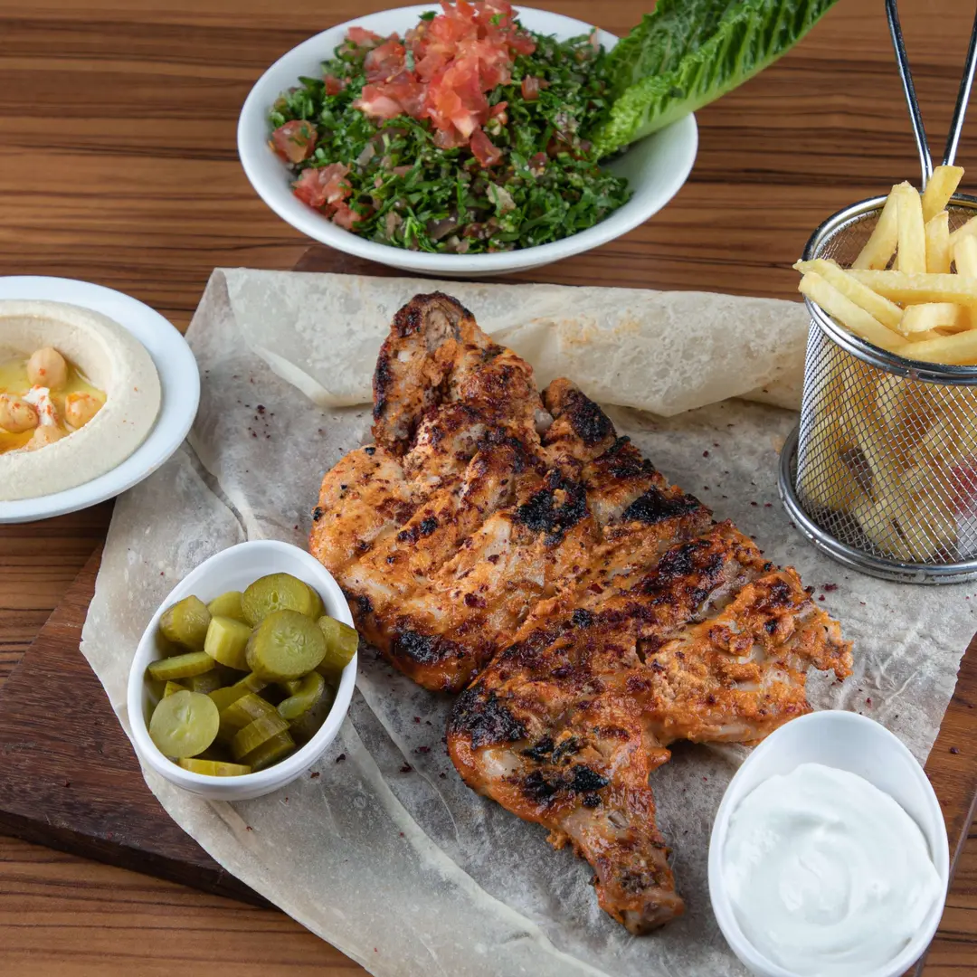 Half Grilled Chicken Combo