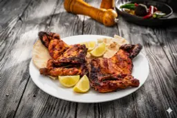 Plain Chicken on Charcoal