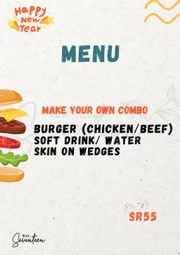 Lunch burger combo