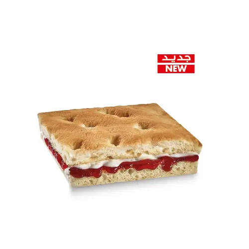 Focaccia Cream Cheese with Jam