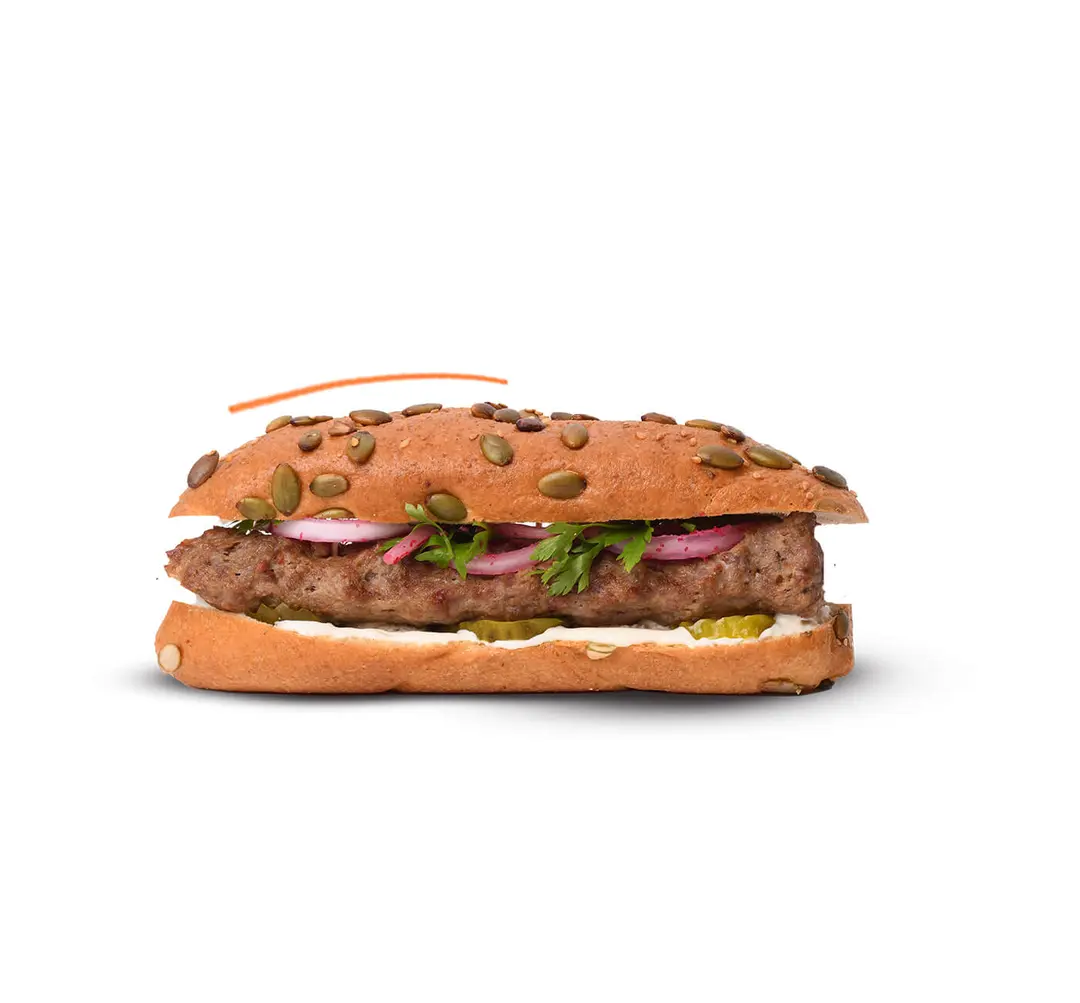 ساندوتش مشوي خبز