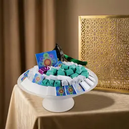 White Ramadan Chocolate Tray