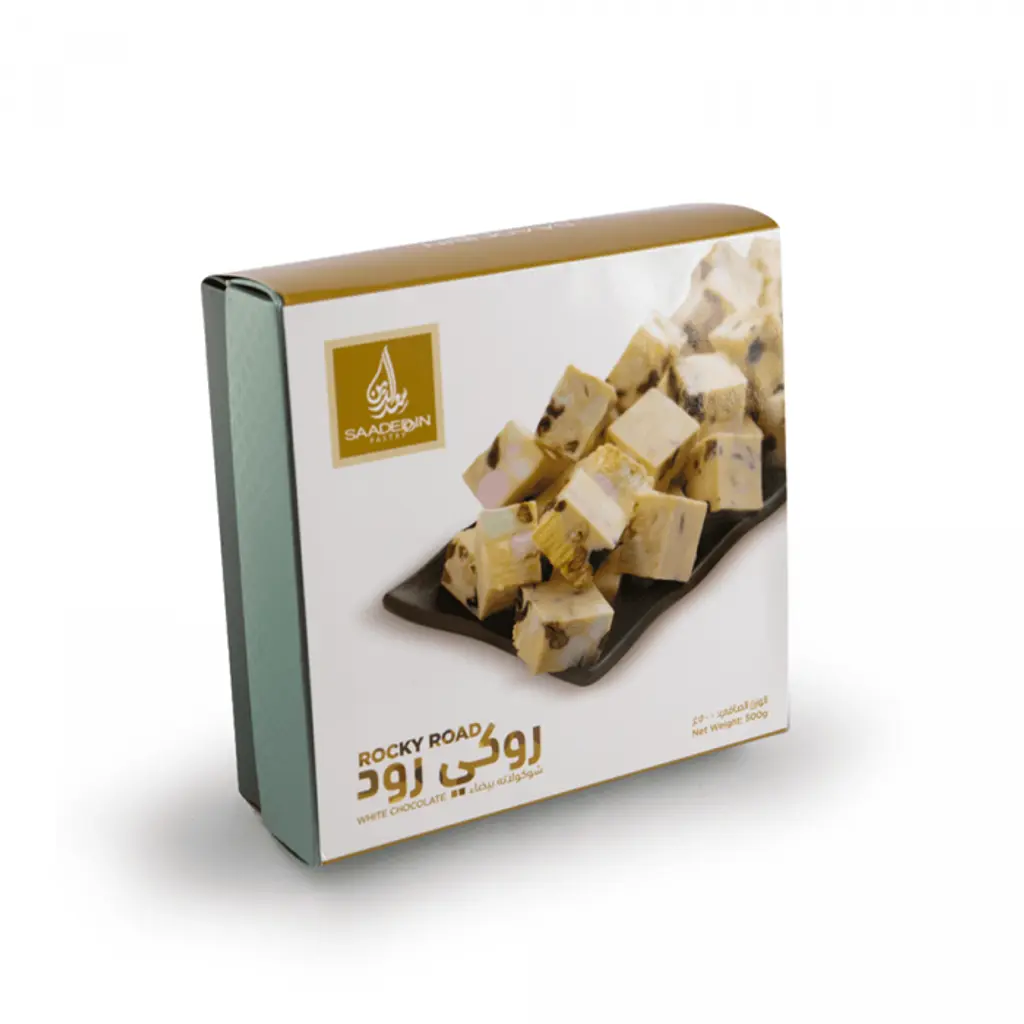 Rocky Road White Box Half Kg