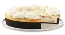 White Chocolate Raspberry Truffle Whole Cheesecakes