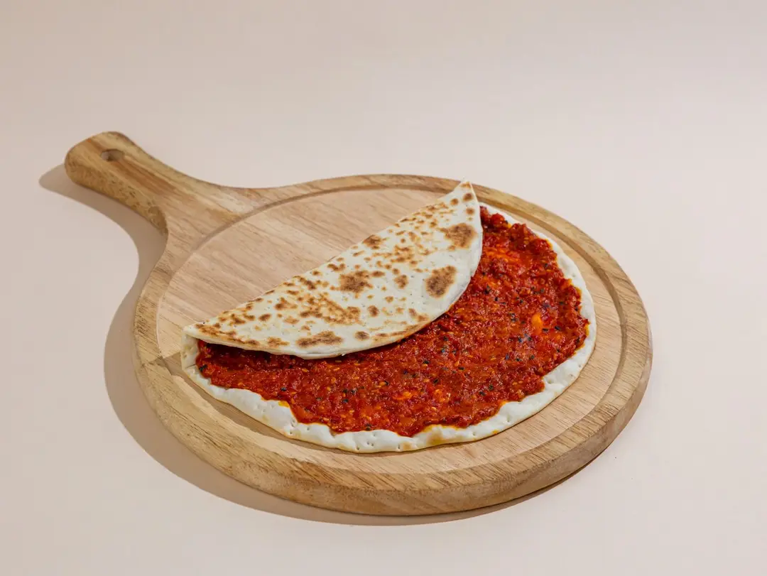 Red Pepper Muhammara Manakish