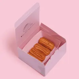 4 pieces of mini stuffed balah al-sham