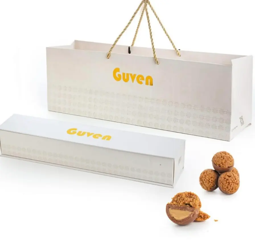 Guven Rectangular Lotus Semolina Balls