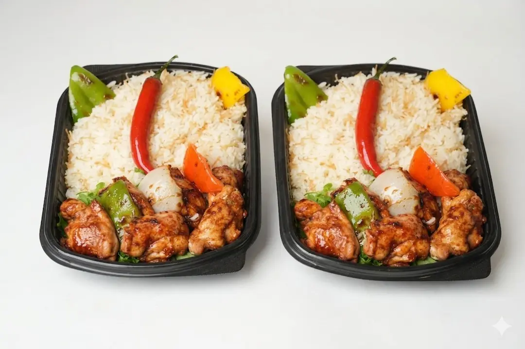 شيش طاووق + شيش طاووق +2 ارز بالشعرية