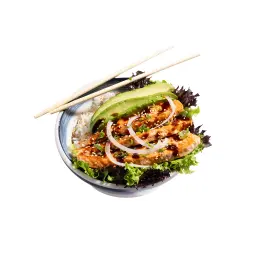 Salmon Teriyaki Donburi