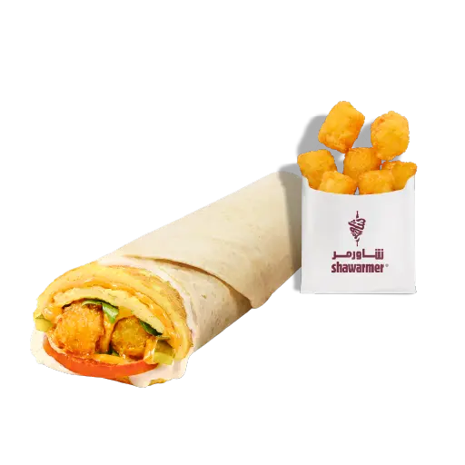 Egg Sarouk and Potato Pops