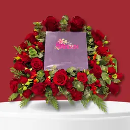 Rose heart with perfume