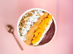 Peach Mango Banana Acai Bowl