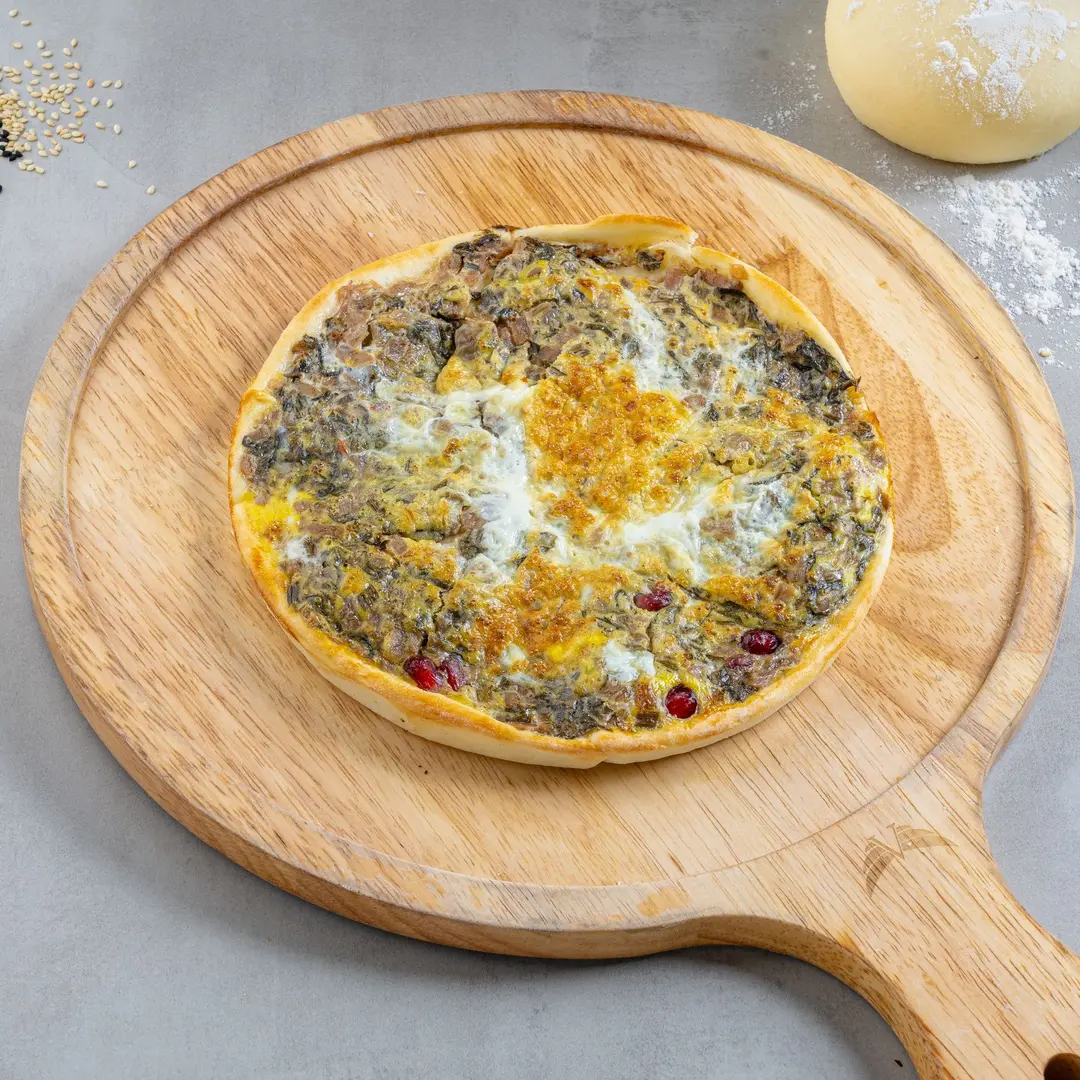 فطيرة سبانخ محمرة