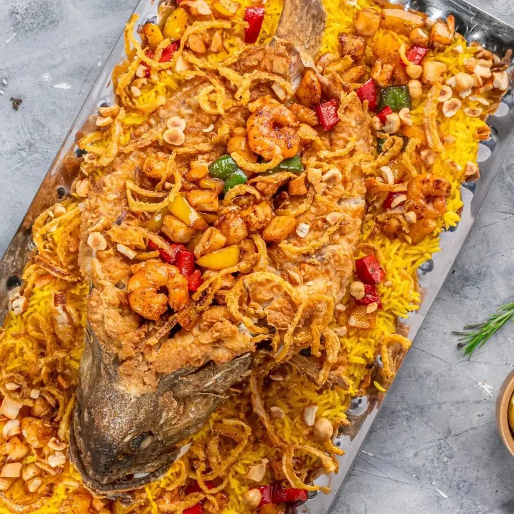 Seabass Stuffed with Seafood