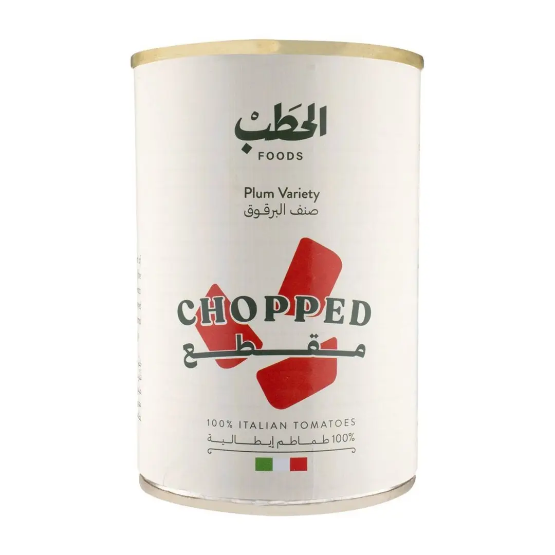 الحطب طماطم إيطالية مكعبات 400جم-خصم 30%