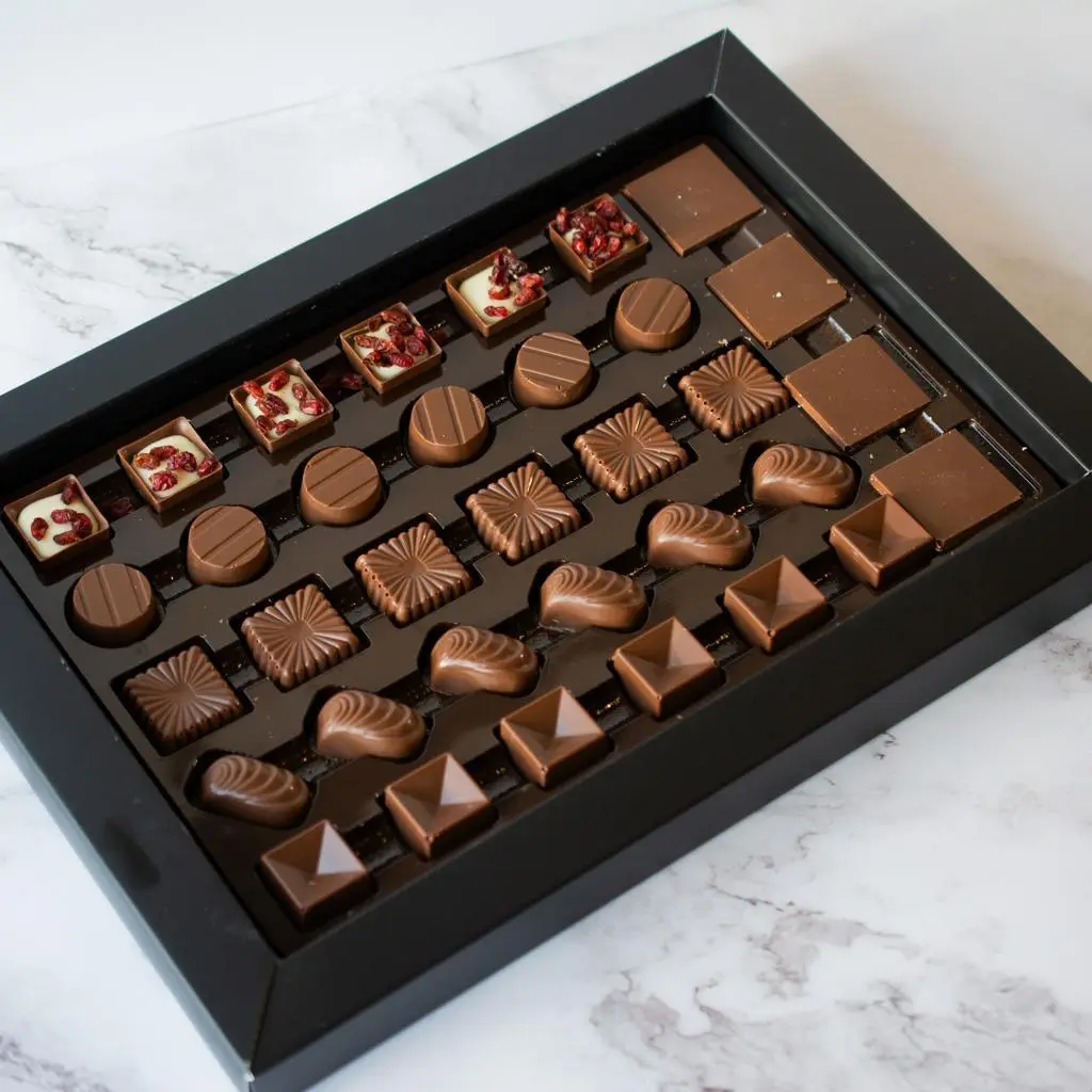 Belgian Chocolate Box with Assorted Fillings 27