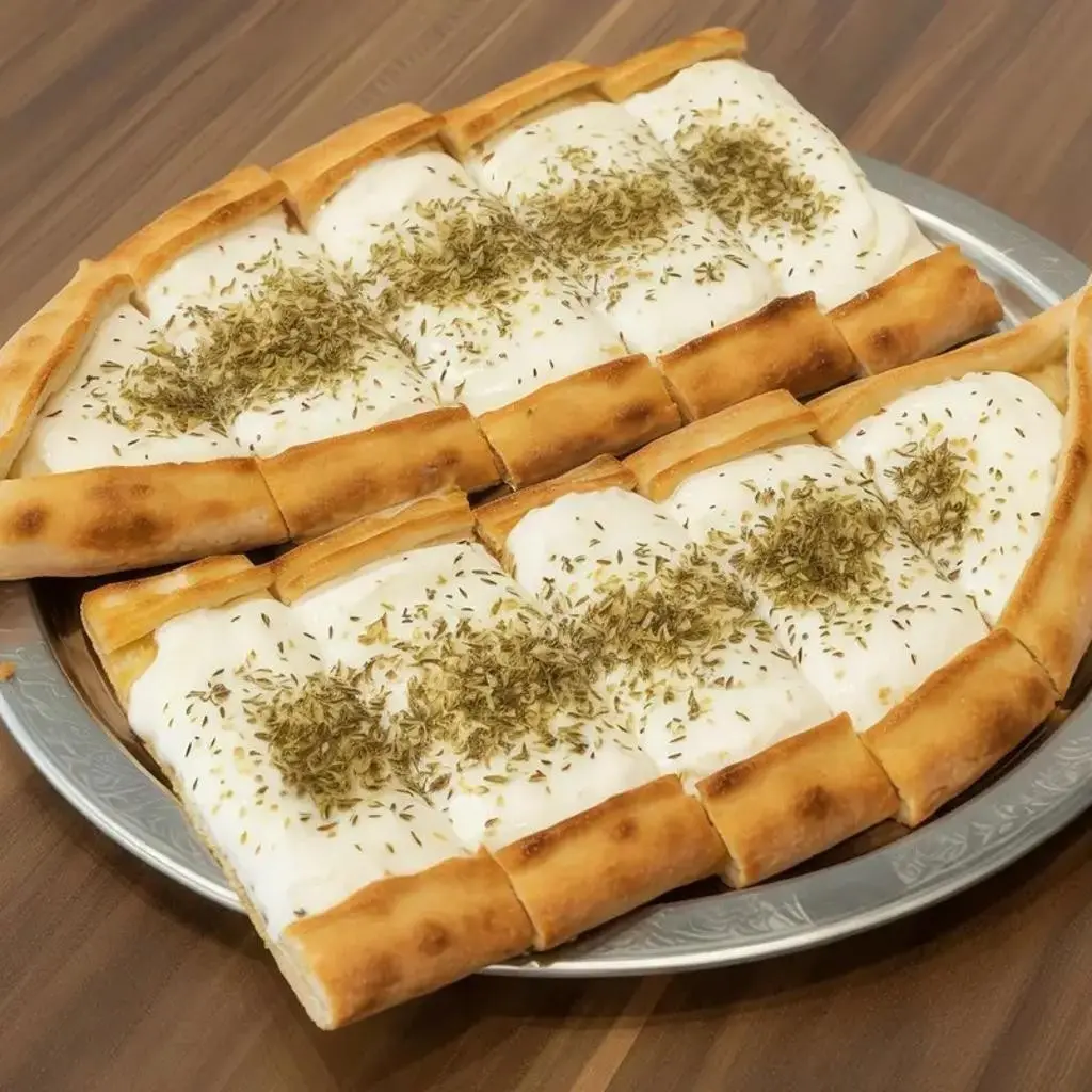 Labneh with Zaatar Pie