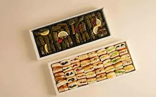 Large Box Of Pies + Large Box Of Grape Leaves