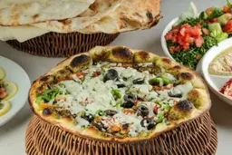 Zaatar Olive Branch Pie