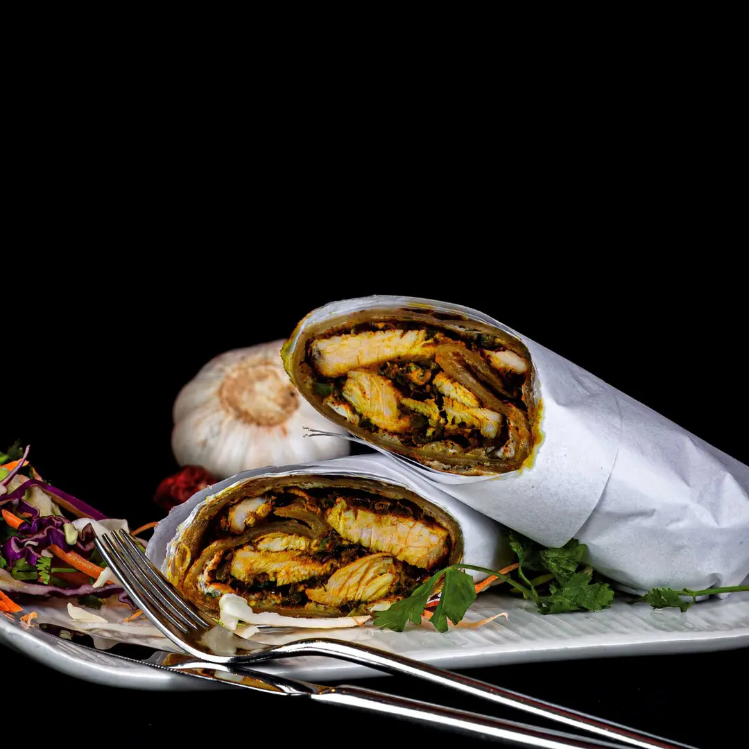 Malai Chicken Kathi Roll
