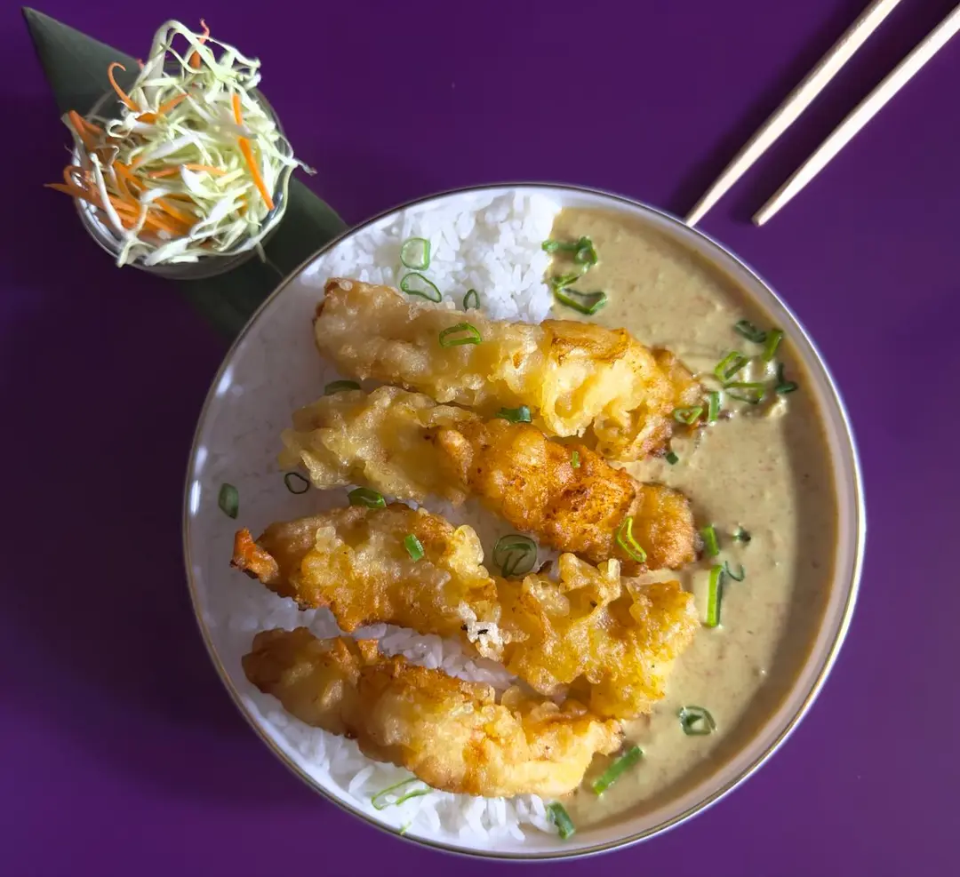 Japanese Tempura katsu curry