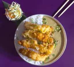 Japanese Tempura katsu curry