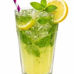 Lemon juice, fresh mint