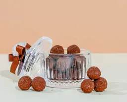 ترفل شوكولاتة طحينية بالتمر - زجاج ٨٠غ