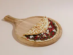 Spinach, Feta & Pomegranate Manakish