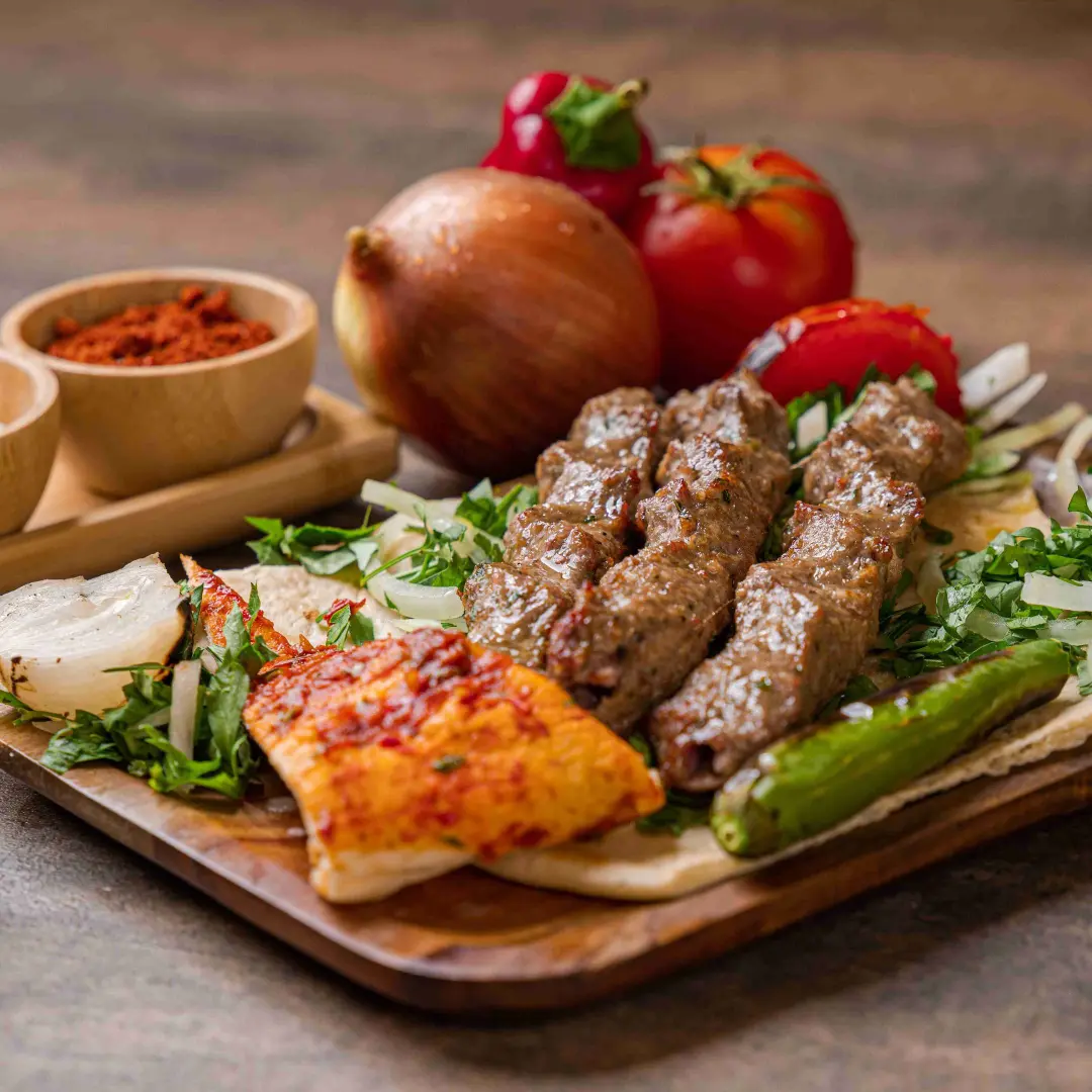 Kibbeh on a skewer