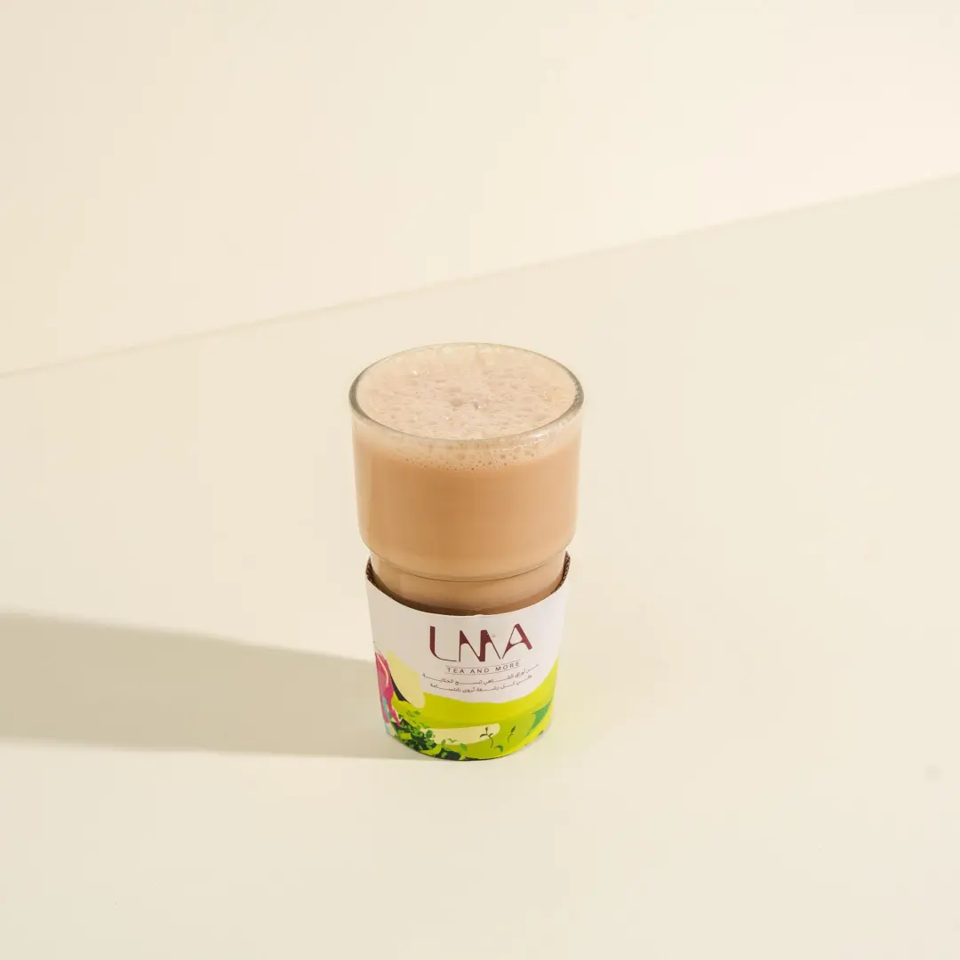Glass karak tea