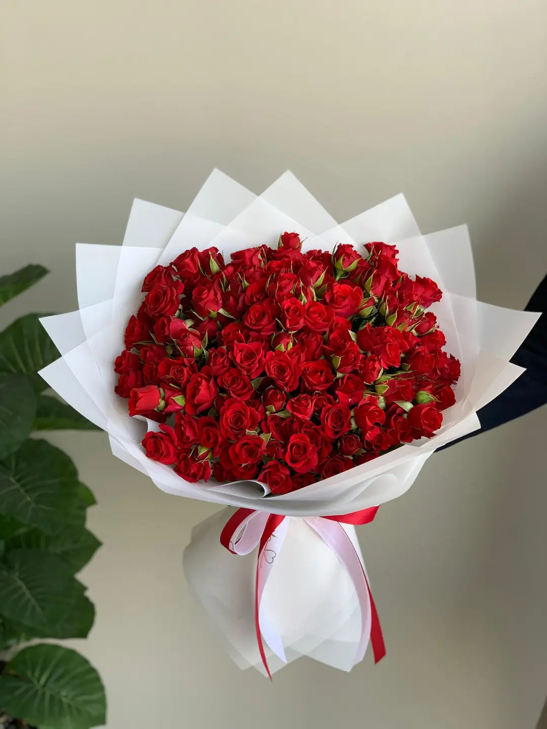 Big baby rose bouquet