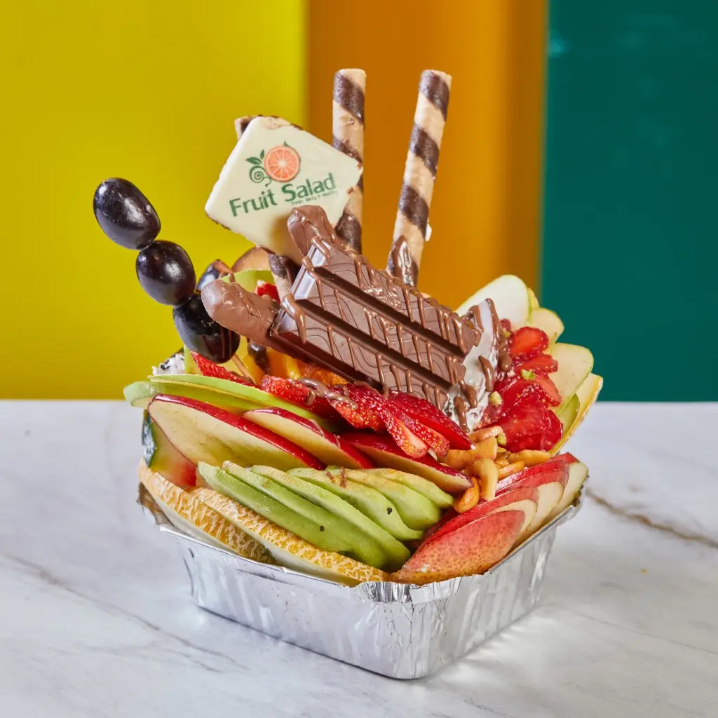 Fruit Salad with Premium Chocolate Pieces