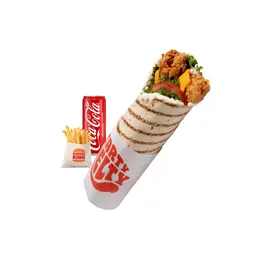 King Chicken Wrap Meal Large