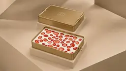 حلى الفراولة البارد