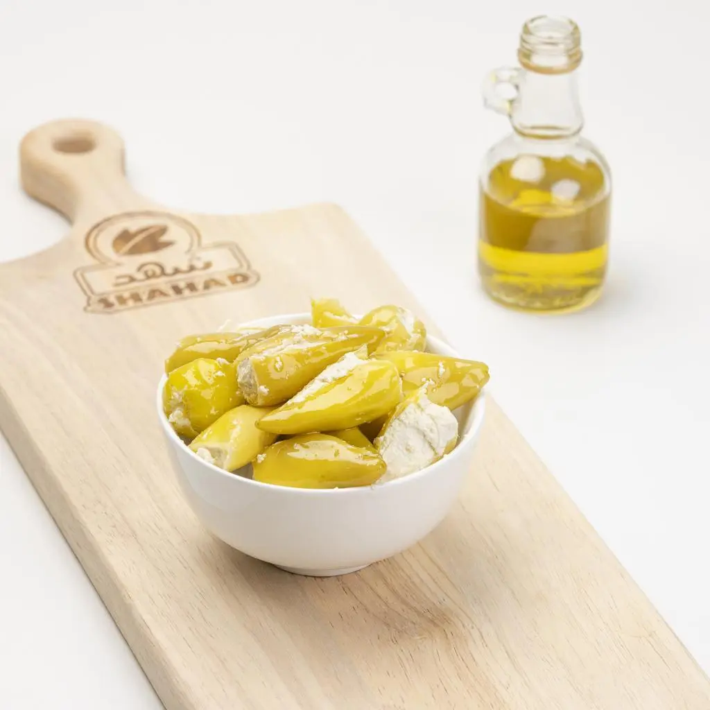 Yellow Mexican Pepper Stuffed with Labneh